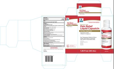 99720 (99720 Zdp Bx Qc Muscle And Joint Pain Relief Liquid Capsaicin No Mess Applicator 1.35oz R1 Fda)